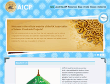 Tablet Screenshot of aicp.org.uk